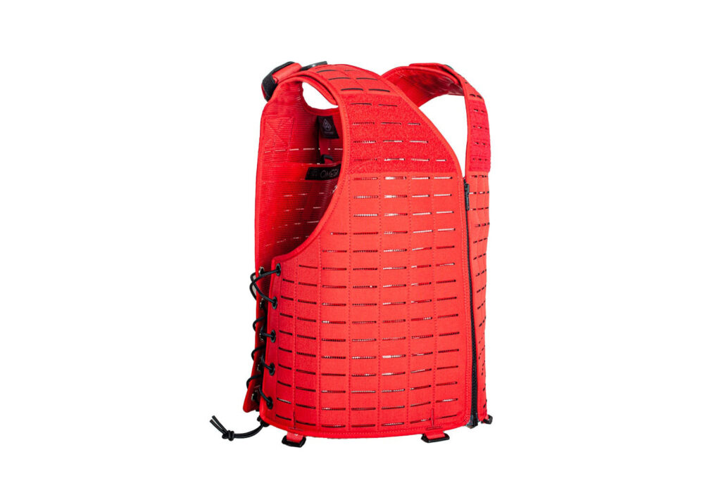 Colete Suspensório Molle Omega Laser Cut - Vermelho