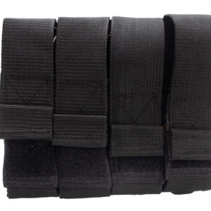 Porta Carregador Modular de Pistola Quadruplo - Preto