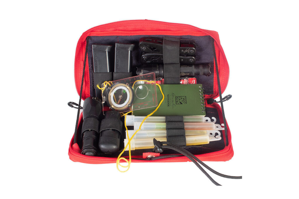 Bolso Modular Horizontal EDC Laser Cut - Vermelho