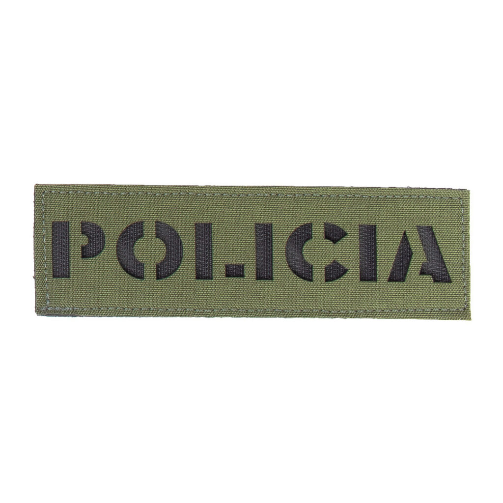 Patch Policia Laser Cut