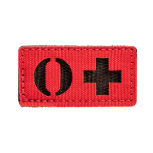 Patch Tipo Sanguíneo O Positivo - Vermelho