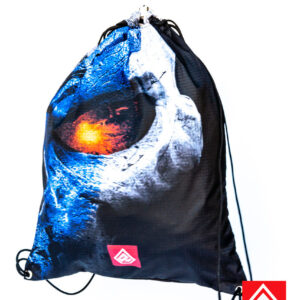 Mochila / Bolsa Saco Caveira – Preta