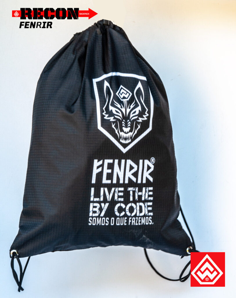 Mochila / Bolsa Saco Fenrir – Preta