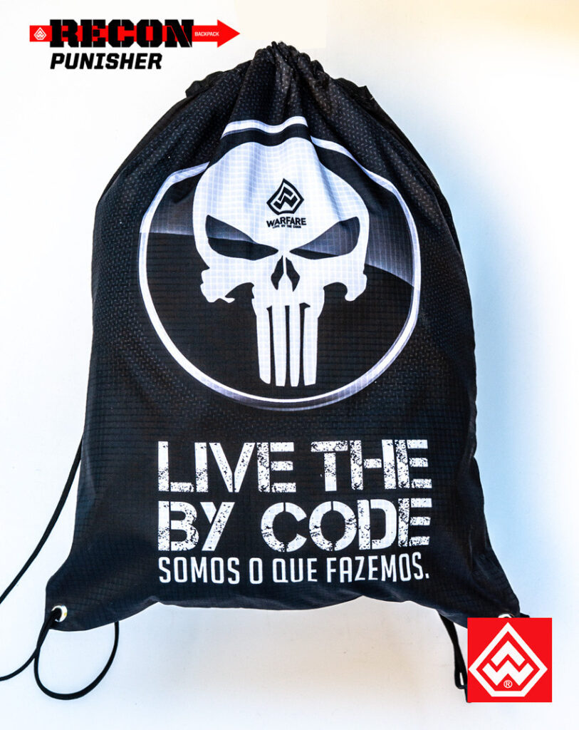 Mochila / bolsa Saco Punicher – Preta