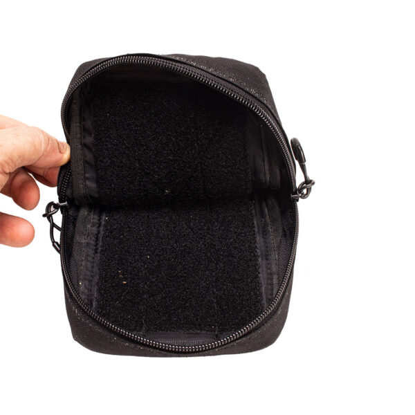 Bolso Modular Vertical EDC com Velcro Frontal - Preto