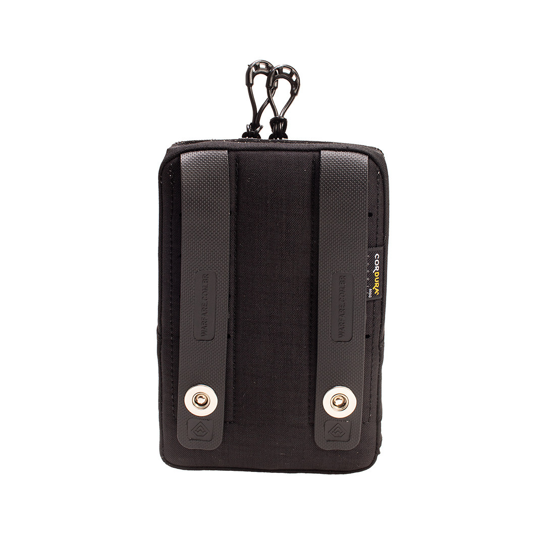 Bolso Modular Vertical EDC com Velcro Frontal - Preto