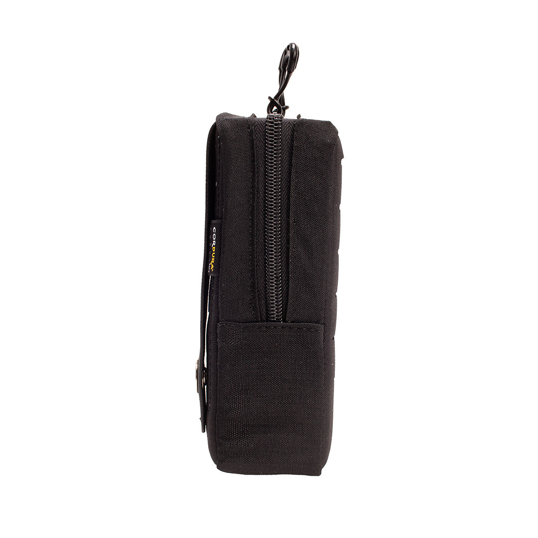 Bolso Modular Vertical EDC com Velcro Frontal - Preto