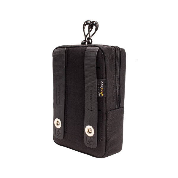 Bolso Modular Vertical EDC com Velcro Frontal - Preto